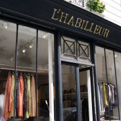 Store front at L’Habilleur in Paris. Photo by alphacityguides.