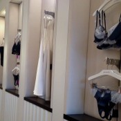 Lingerie display at Journelle in New York. Photo by alphacityguides.