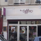 Exterior sign at Le Tiffin in Paris. Photo by alphacityguides.