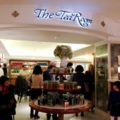 The Tea Room at Harrods in London. Photo by alphacityguides.