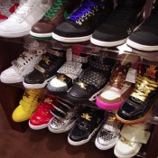Limited edition sneakers at Kicks Lab in Tokyo. Photo by alphacityguides.