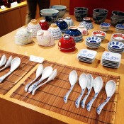 Traditional Japanese ceramic and china at the Oriental Bazaar in Tokyo. Photo by alphacityguides.