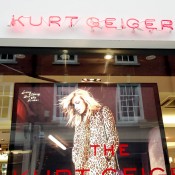Store front at Kurt Geiger in London. Photo by alphacityguides.