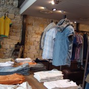 Fashion display at Chevignon in Paris. Photo by alphacityguides.