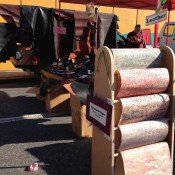 Leather and decoritive paper at Hell's Kitchen Market in New York. Photo by alphacityguides.