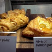Apricot danish pastry at Euporium Bakery in Covent Garden, London. Photo by alphacityguides.