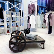 Fashion display at Twenty8Twelve in London. Photo by alphacityguides.
