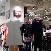 Womenswear display at Parco in Tokyo. Photo by alphacityguides.