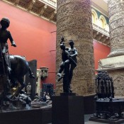 Sculpture at the V & A Museum in London. Photo by alphacityguides.
