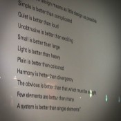 Quote inside The Dover Street Market London. Photo by alphacityguides.
