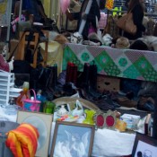Antiques and Collectables at Brick Lane in London. Photo by alphacityguides.
