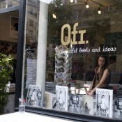 Store front at Ofr in Paris. Photo by alphacityguides.