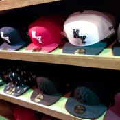 Hats at Onspotz in Tokyo. Photo by alphacityguides.