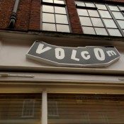 Store front at Volcom in London. Photo by alphacityguides.