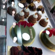 Cake and pastry counter at Pierre Hermé in Tokyo. Photo by alphacityguides.