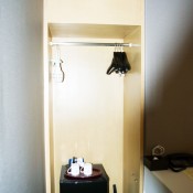 Closet and safe at Agora Place Hotel in Tokyo. Photo by alphacityguides.