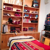 Navajo fashion accessories display inside Topman General Store in London. Photo by alphacityguides.
