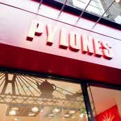 Store front at Pylones in London. Photo by alphacityguides.
