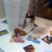Fashion accessories display at Les Fées de Bengale in Paris. Photo by alphacityguides.