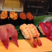 Sushi at Nihonkai Asakusa in Tokyo. Photo by alphacityguides.