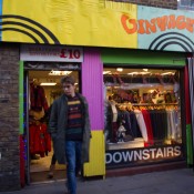 Vintage shopping at Brick Lane in London. Photo by alphacityguides.