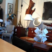 Furniture inside Lost City Arts in New York. Photo by alphacityguides.