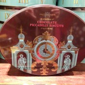 Fortnum and Mason biscuits tin in London. Photo by alphacityguides.