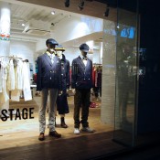 Window display at Comme Ça Stage in Tokyo. Photo by alphacityguides. 
