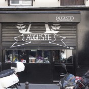 Store front at Auguste in Paris. Photo by alphacityguides.