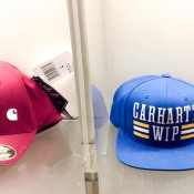 Hats at Carhartt in London. Photo by alphacityguides.