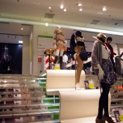 Isle displays at Laforet in Harajuku. 
