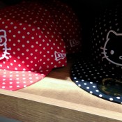 Hello Kitty hats at Onspotz in Tokyo. Photo by alphacityguides.