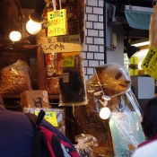 Vendor at Tsukiji Market in Tokyo. Photo by alphacityguides.