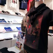 Fashion display inside the TShirt Store in London. Photo by alphacityguides.