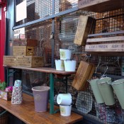 Gardening supply shop in the Columbia Flower Market in London. Photo by alphacityguides.