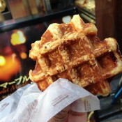 Waffle at Manneken in Tokyo. Photo by alphacityguides.