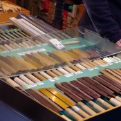 Knife vendor at Tsukiji Market in Tokyo. Photo by alphacityguides.