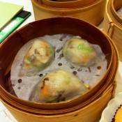 Dumplings at Crystal Jade in Hong Kong. Photo by alphacityguides. 