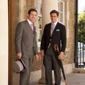 Bespoke morning suits from Huntsman in London. Photo supplied by Huntsman.