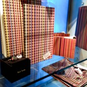 Paul Smith accessory display at Harvey Nichols in London. Photo by alphacityguides.