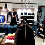 Diesel fashion display at Harvey Nichols in London. Photo by alphacityguides.