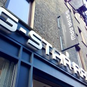 Store front at G-Star Raw in London. Photo by alphacityguides.