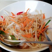 Pad Thai Noodles at Thai Square in South Kensington, London. Photo by alphacityguides.