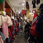 Vintage fashion at G2? in Tokyo. Photo by alphacityguides.