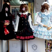 Lolita dress & Gothic Lolita dresses at Bodyline in Tokyo. Photo by alphacityguides.