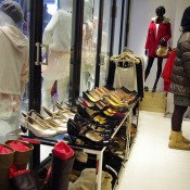 Shoes display at Momo in Tokyo. Photo by alphacityguides.