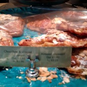 Chocolate almond croissants at Gail's in London. Photo by alphacityguides.