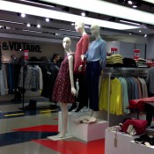 Fashion display at Selfridges & Co. in London. Photo by alphacityguides.