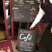 Outside the French Bakery Viron in Tokyo. Photo by alphacityguides.