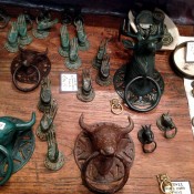 Door pulls & knockers at Chole Alberry in London. Photo by alphacityguides. 